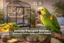Amazon Papağanı Bakımı: Beslenme, Kafes, Eğitim ve Rutin Rehberi