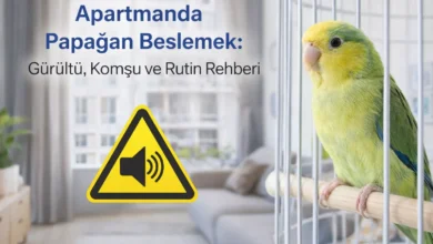 apartmanda papağan beslemek