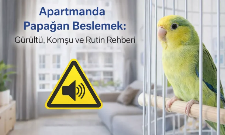 apartmanda papağan beslemek