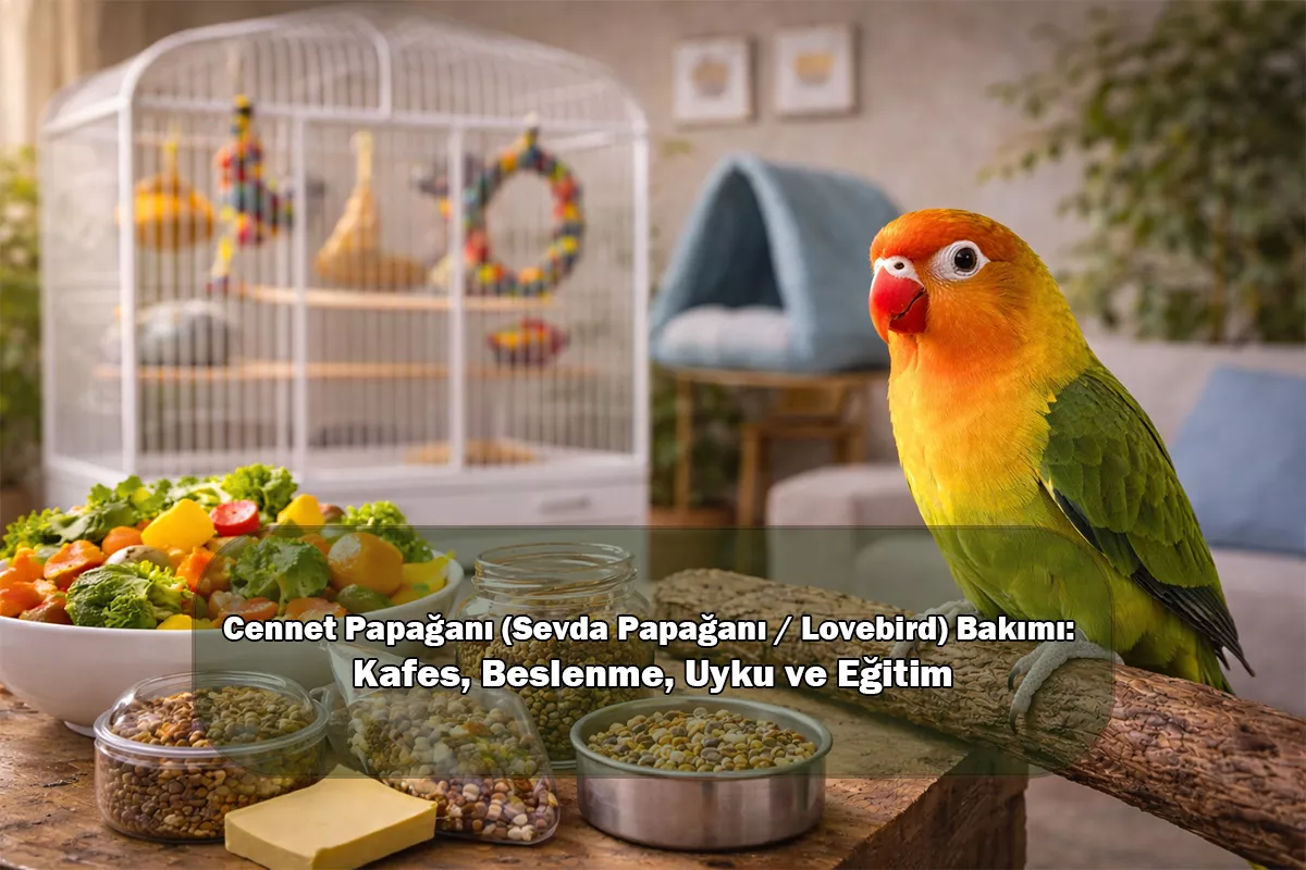 Cennet Papağanı (Sevda Papağanı / Lovebird) Bakımı: Kafes, Beslenme, U…
