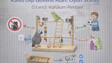 papağan kafes dışı güvenli alan oluşturma