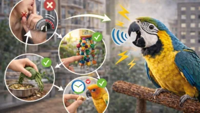 papağan bağırınca ne yapmalı