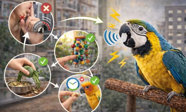 papağan bağırınca ne yapmalı