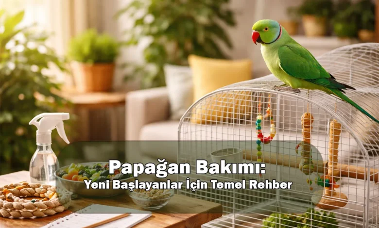 Papağan Bakımı: Yeni Başlayanlar İçin Temel Rehber (Evde İlk Kurulum + Rutin)