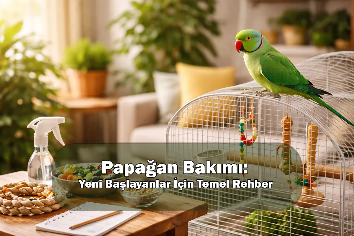 Papağan Bakımı: Yeni Başlayanlar İçin Temel Rehber (Evde İlk Kurulum +…