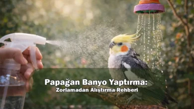 Papağan Banyo Yaptırma: Zorlamadan Alıştırma Rehberi Papağan Banyo Yaptırma: Zorlamadan Alıştırma Rehberi