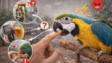 Papağan Isırıyor: Nedenleri ve Çözüm (Evde Uygulanabilir Rehber)