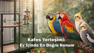 Kafes Yerleşimi: Ev İçinde Papağan İçin En Doğru Konum