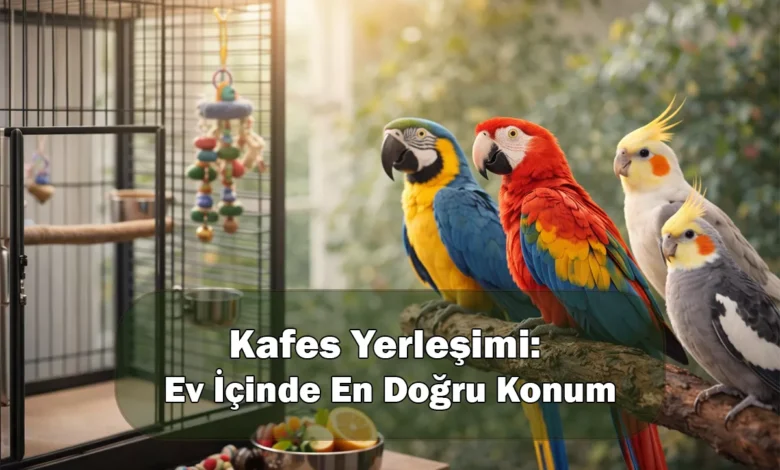 Kafes Yerleşimi: Ev İçinde Papağan İçin En Doğru Konum Kafes Yerleşimi: Ev İçinde Papağan İçin En Doğru Konum