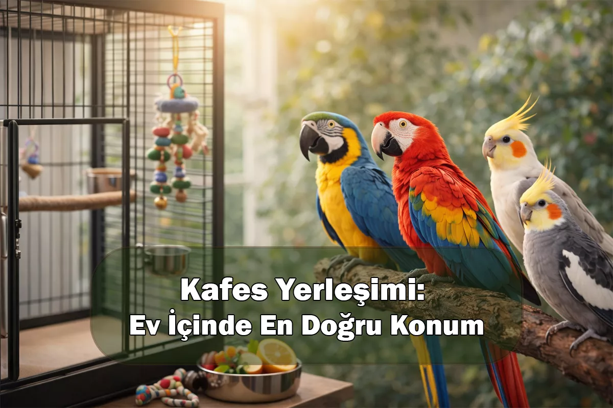 Kafes Yerleşimi: Ev İçinde Papağan İçin En Doğru Konum