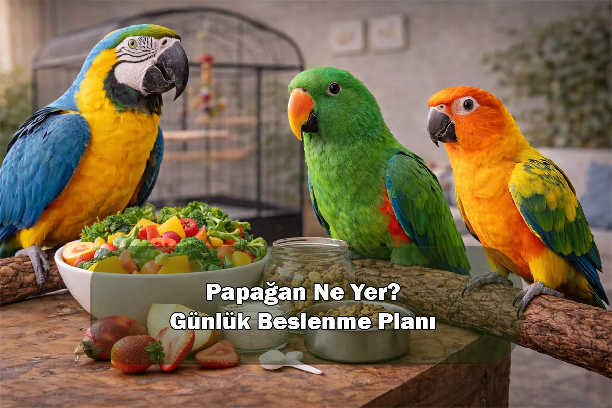 Papağan Ne Yer? Günlük Beslenme Planı (Örnek Menü + Pratik Kurallar)