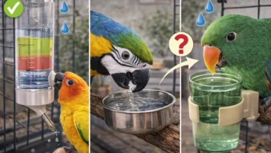Su Tüketimi ve Suluk Seçimi: Papağanlar Ne Kadar Su İçer?