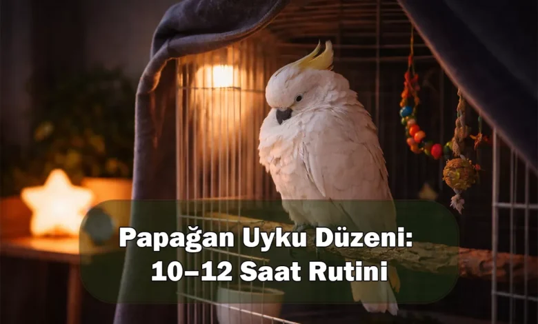 Papağan Uyku Düzeni: 10–12 Saat Rutini