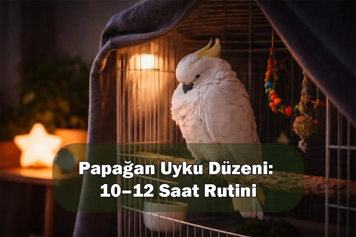 Papağan Uyku Düzeni: 10–12 Saat Rutini