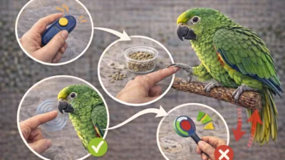 Clicker Eğitimi: Papağana Doğru Davranışı Hızlı Öğretme Rehberi