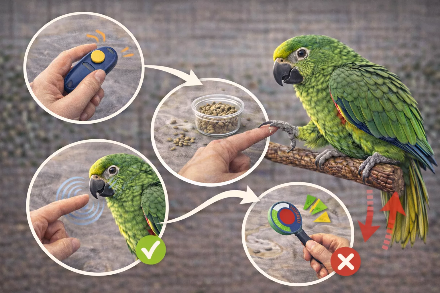 Clicker Eğitimi: Papağana Doğru Davranışı Hızlı Öğretme Rehberi