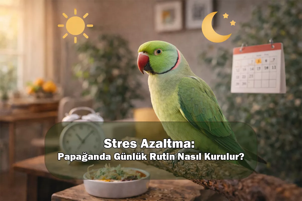 Stres Azaltma: Papağanda Günlük Rutin Nasıl Kurulur?