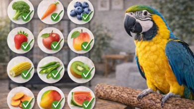 Papağan İçin Güvenli Sebze ve Meyve Listesi