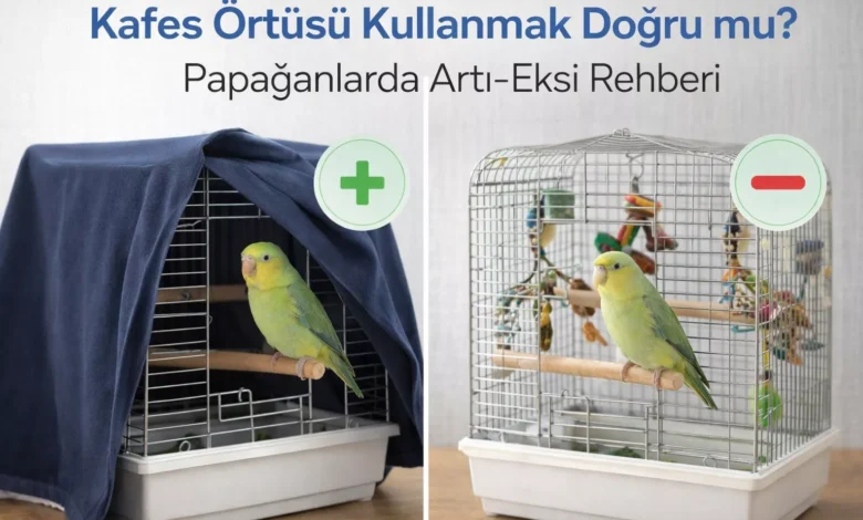 papağanlarda kafes örtüsü kullanmak doğru mu
